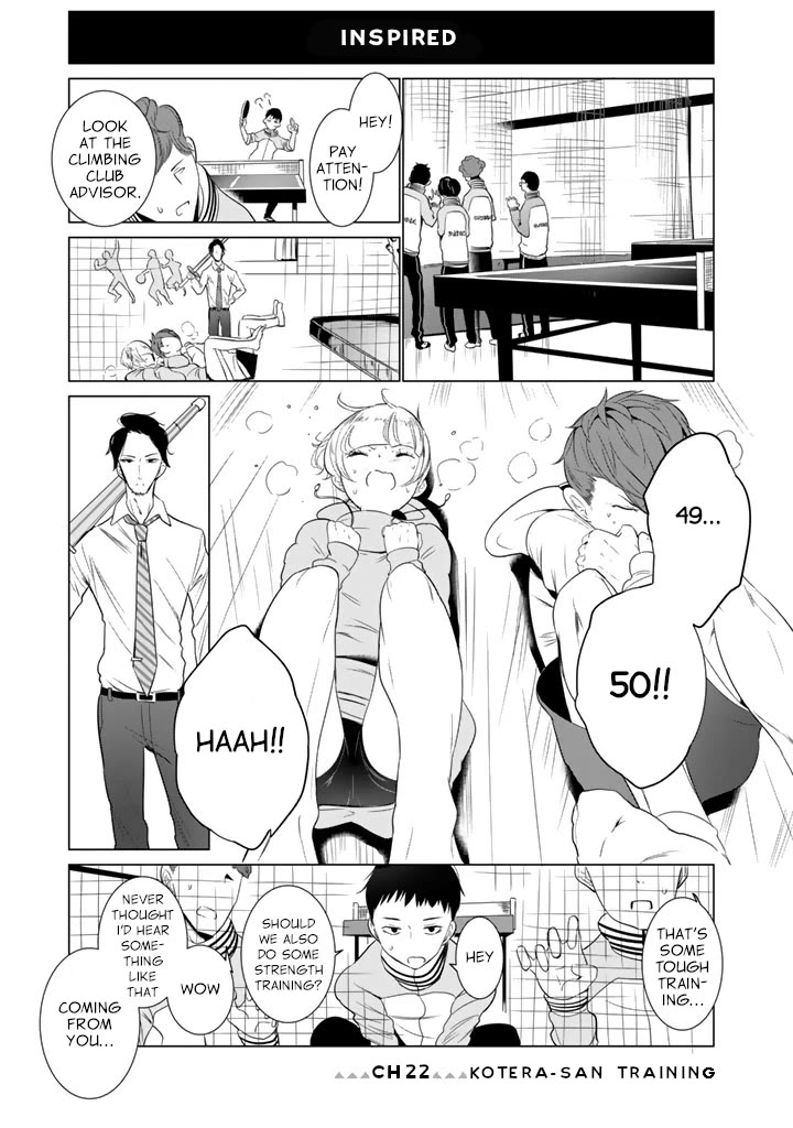 Noboru Kotera-san Chapter 22 page 1 - Chapter 22: Kotera-san Training