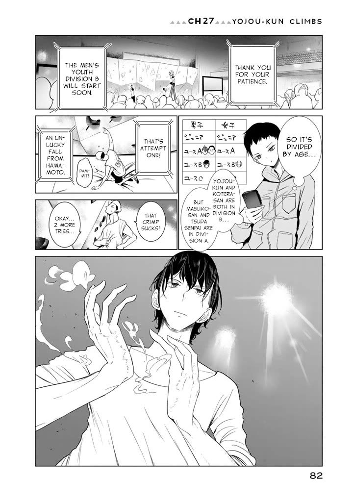 Noboru Kotera-san Chapter 27 page 2 - Chapter 27: Yojou-kun Climbs