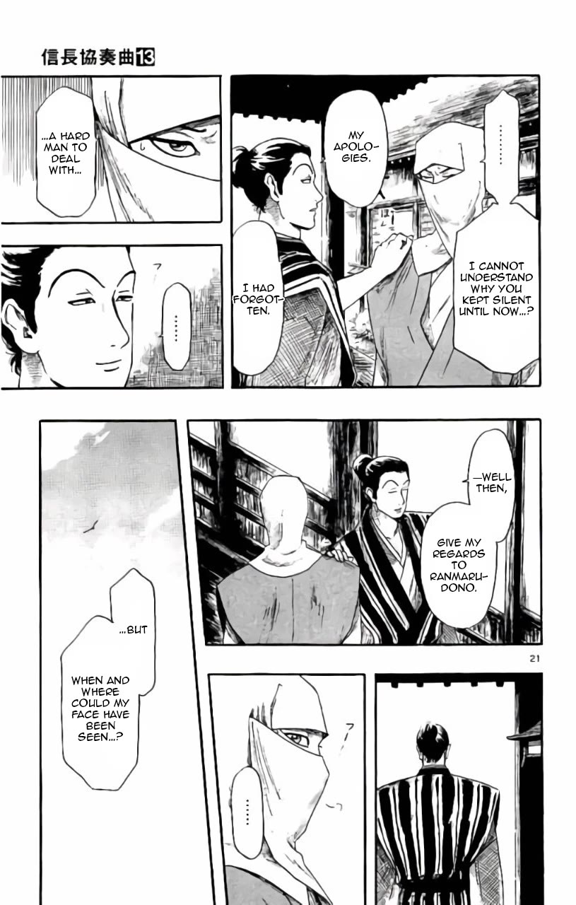 Nobunaga Kyousoukyoku Chapter 71 page 22 - Chapter 71: Micchi Knows the Reason