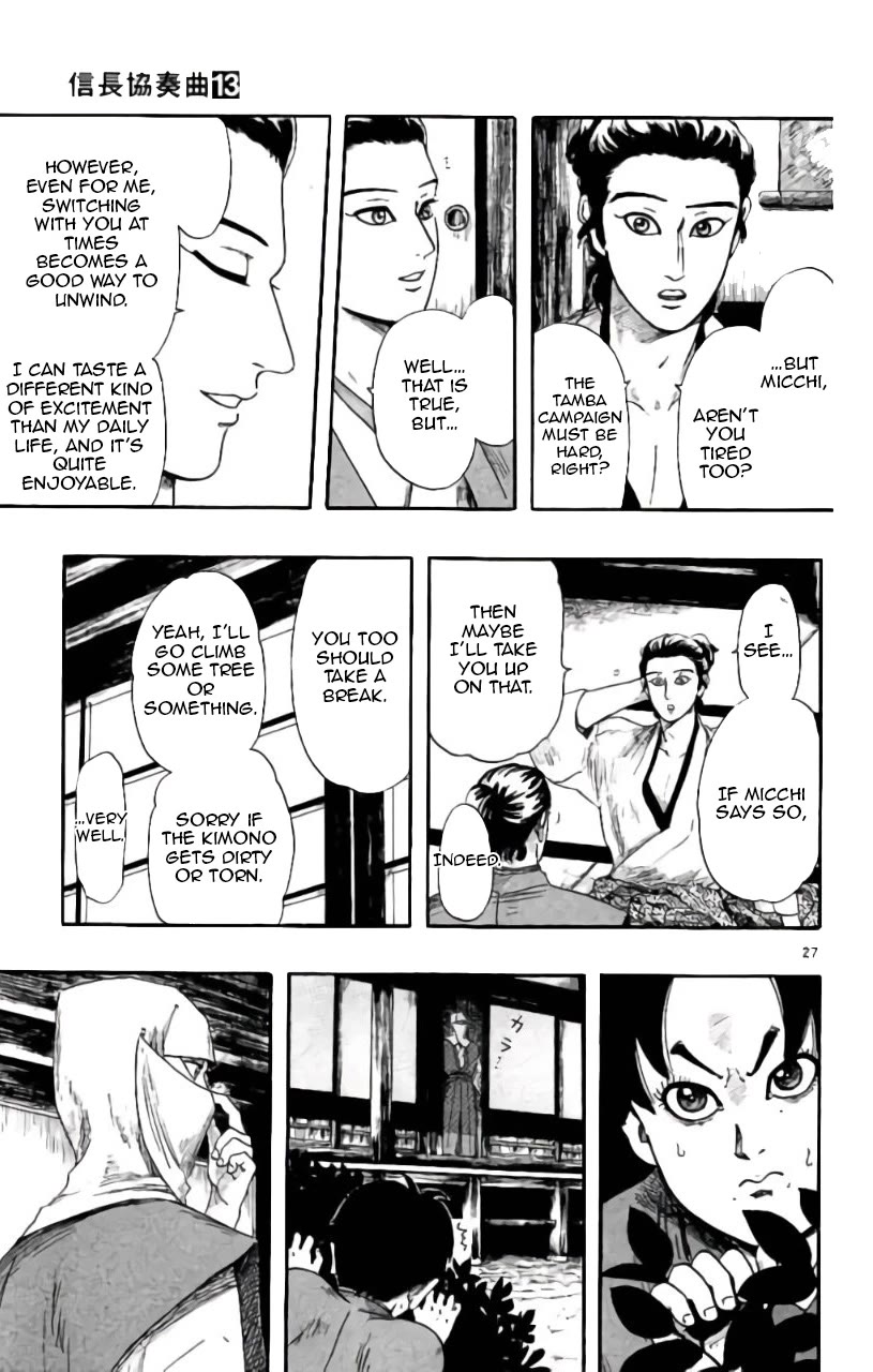 Nobunaga Kyousoukyoku Chapter 71 page 28 - Chapter 71: Micchi Knows the Reason