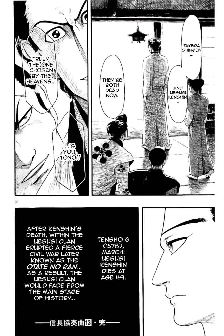Nobunaga Kyousoukyoku Chapter 74 page 31 - Chapter 74: Important Announcement