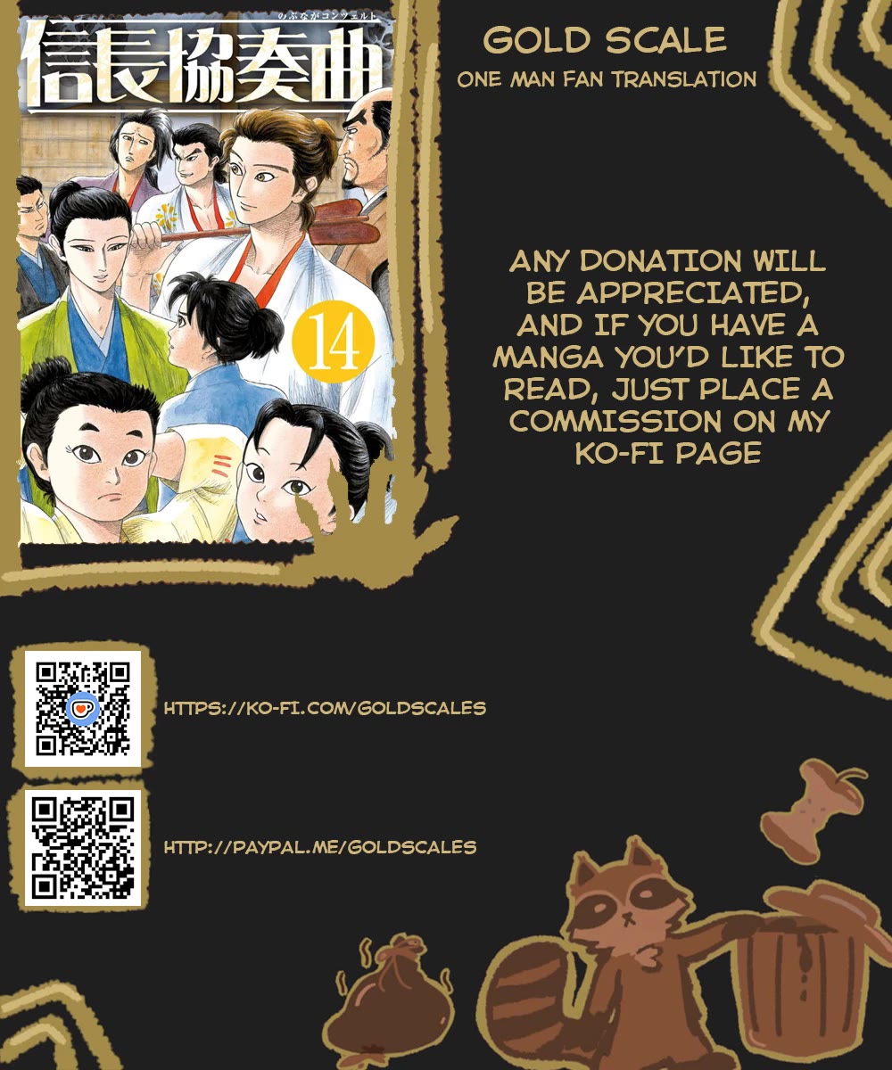 Nobunaga Kyousoukyoku Chapter 75 page 1 - Chapter 75: The Death of Kenshin-sama