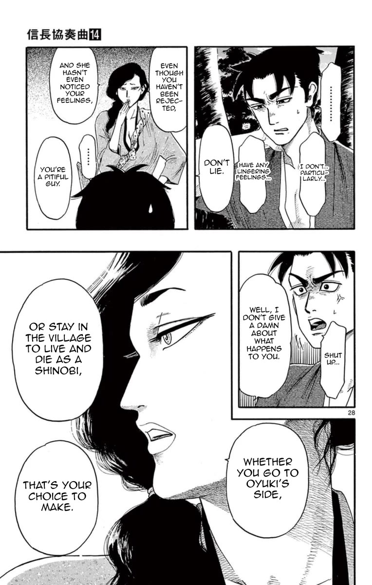 Nobunaga Kyousoukyoku Chapter 75 page 33 - Chapter 75: The Death of Kenshin-sama