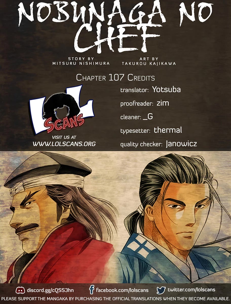 Nobunaga no Chef Chapter 107 page 1 - Chapter 107: The Gift-Bearing Envoy