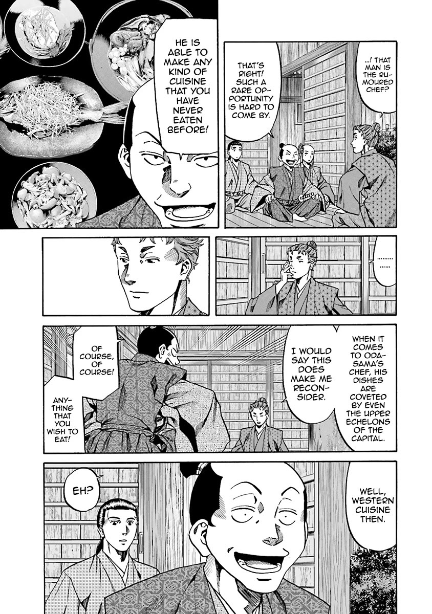 Nobunaga no Chef Chapter 110 page 21 - Chapter 110: The Genius's Folding Screen