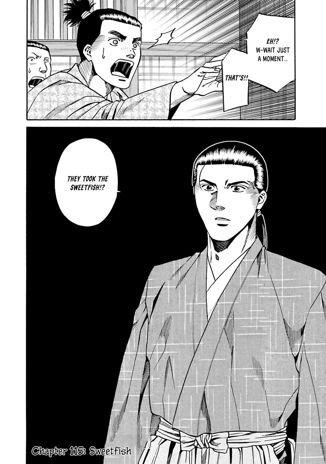 Nobunaga no Chef Chapter 115 page 3 - Chapter 115: Sweetfish