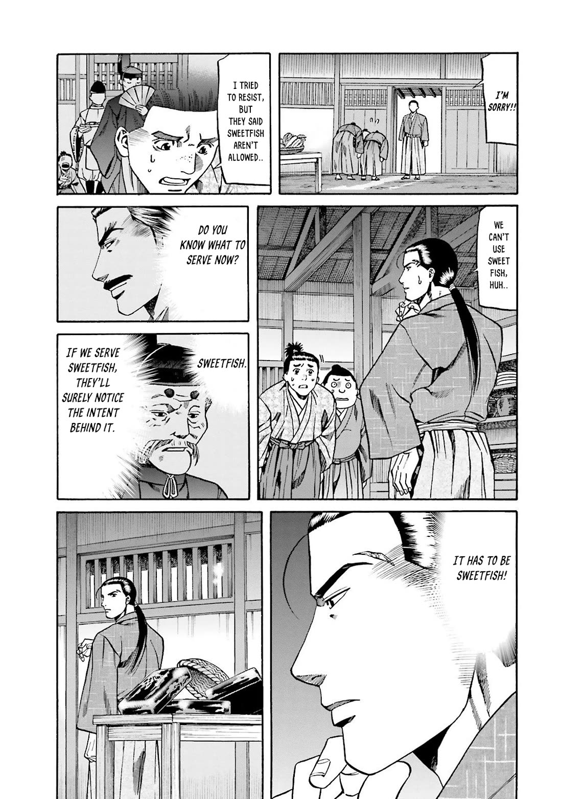 Nobunaga no Chef Chapter 115 page 4 - Chapter 115: Sweetfish