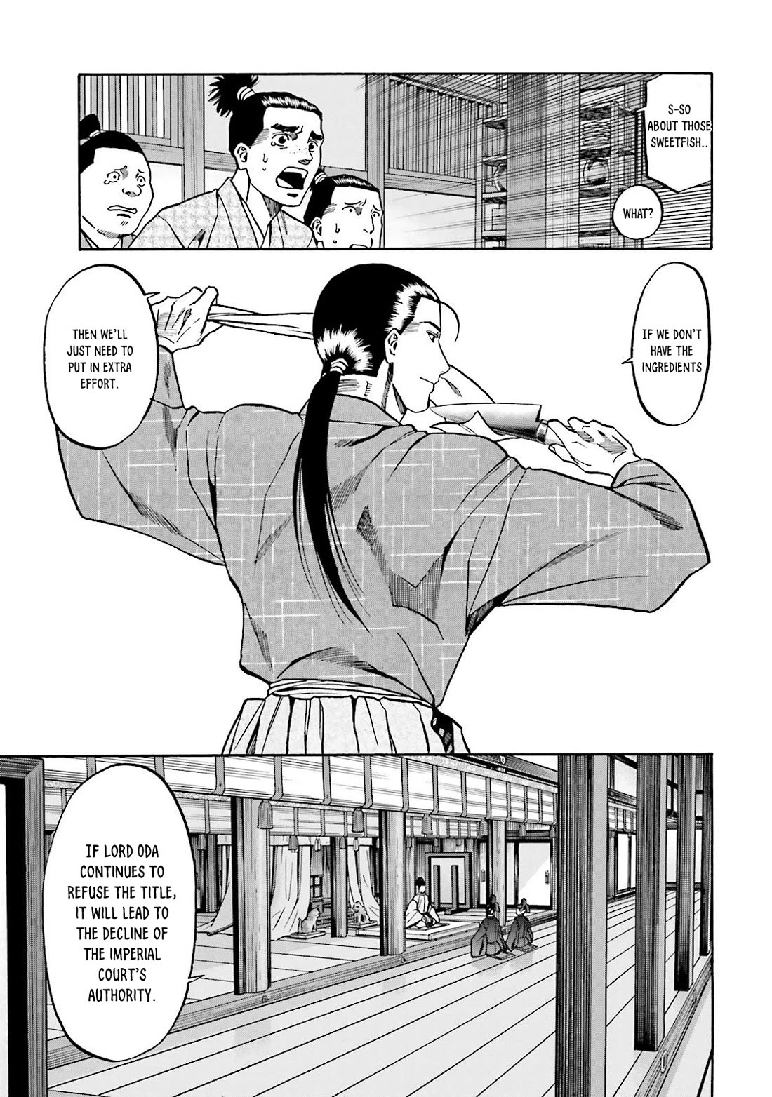 Nobunaga no Chef Chapter 115 page 6 - Chapter 115: Sweetfish