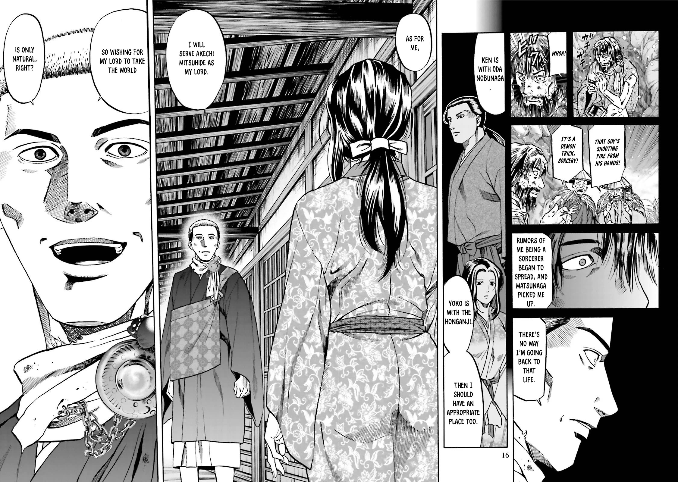 Nobunaga no Chef Chapter 116 page 15 - Chapter 116: Kakushin's Ambition