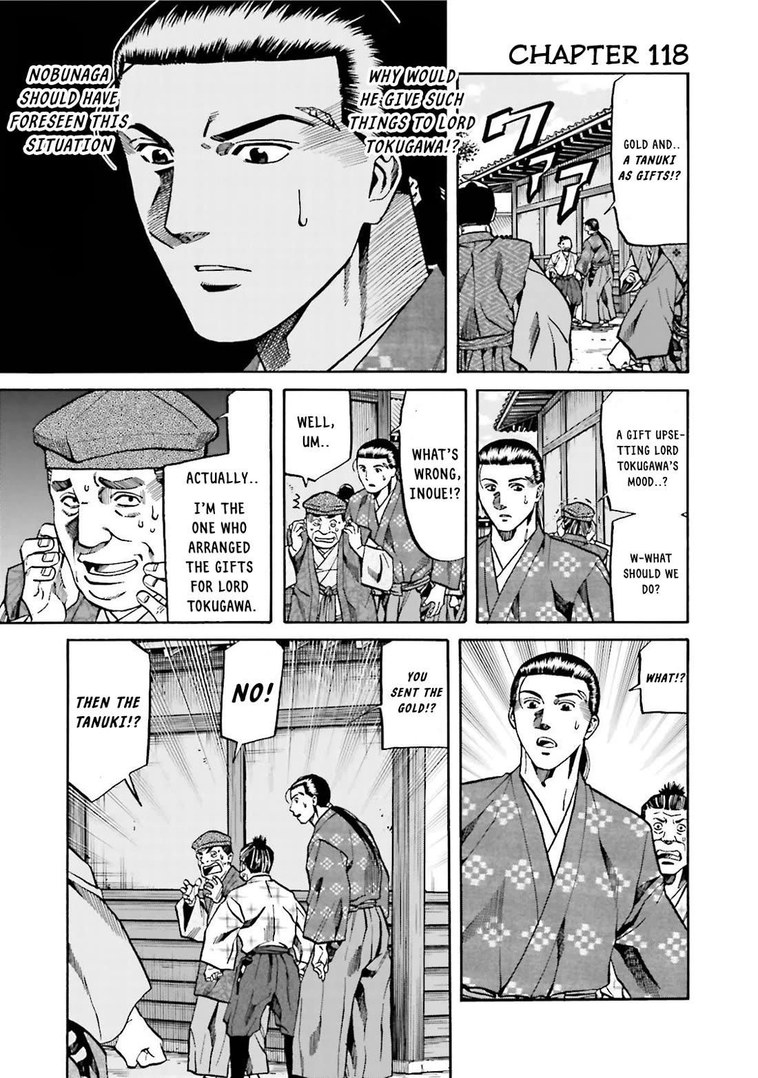 Nobunaga no Chef Chapter 118 page 1 - Chapter 118: The dish for Lord Tokugawa