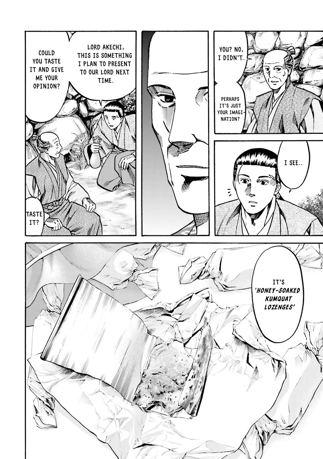Nobunaga no Chef Chapter 119 page 13 - Chapter 119: Mitsuhide's unease