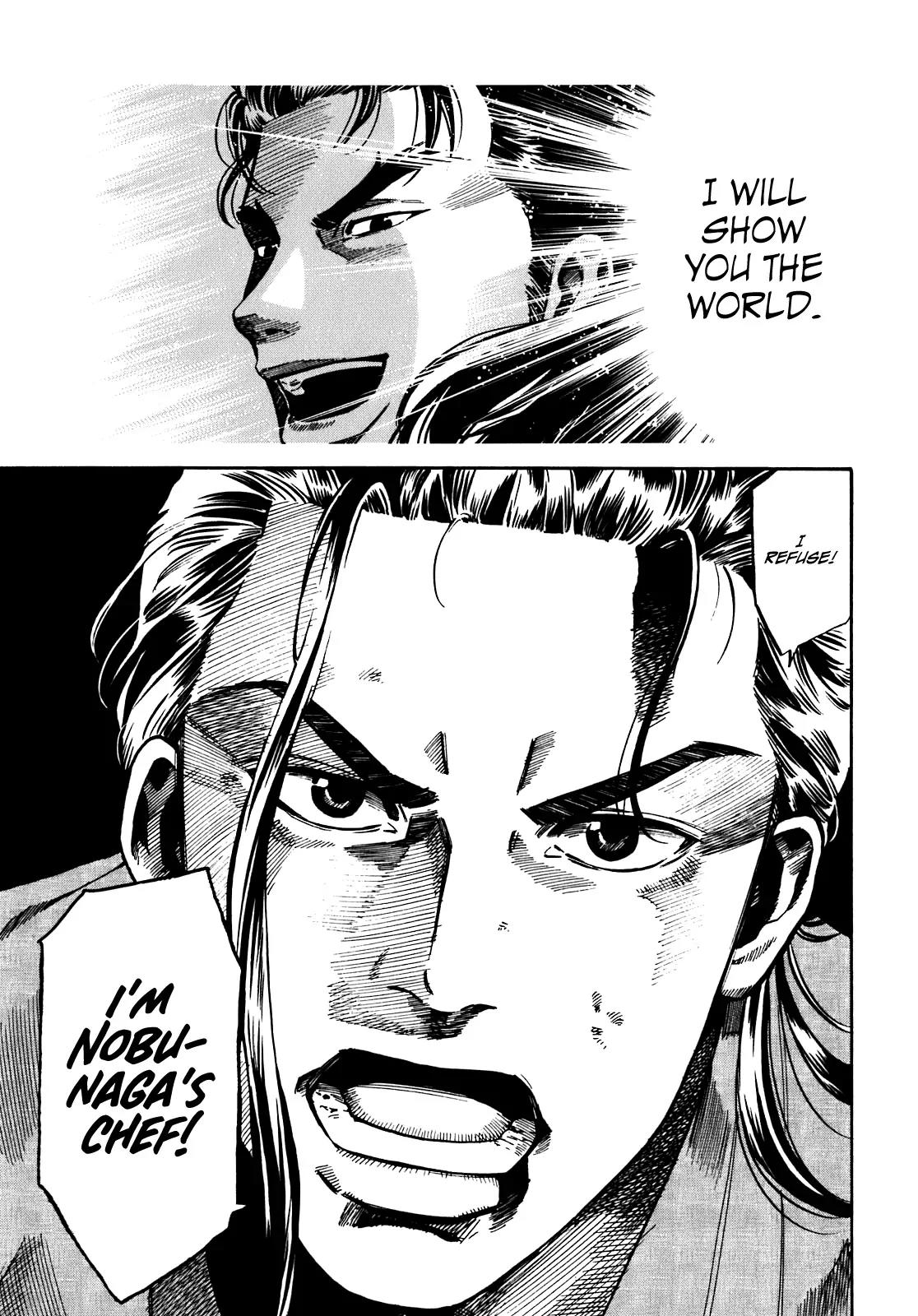 Nobunaga no Chef Chapter 12 page 9 - Chapter 12: Plots and Injustices