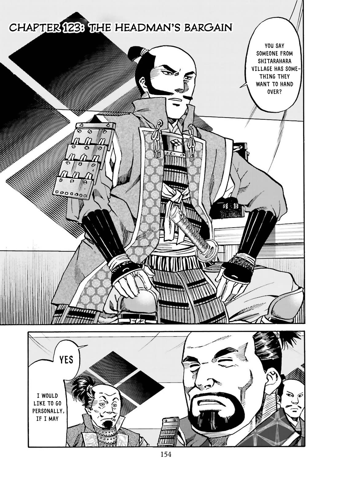 Nobunaga no Chef Chapter 123 page 3 - Chapter 123: The Headman's Bargain