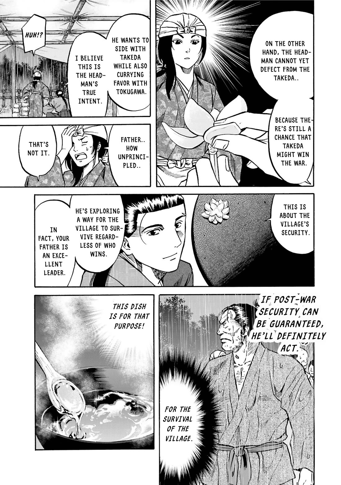 Nobunaga no Chef Chapter 125 page 18 - Chapter 125: A token of the Village's Sentiment