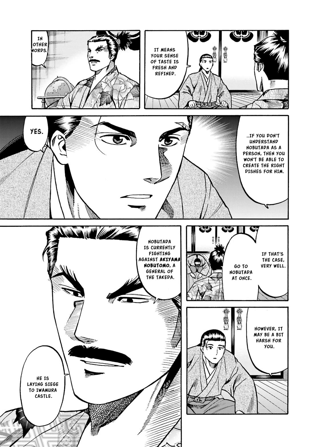 Nobunaga no Chef Chapter 134 page 7 - Chapter 134: The Aformentioned Son