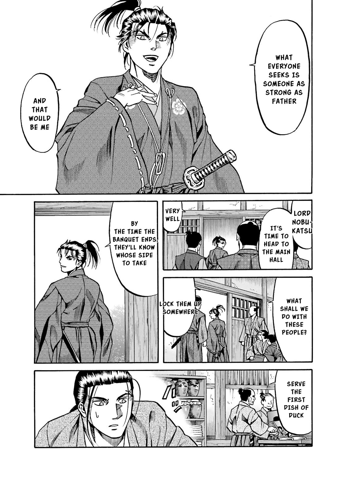 Nobunaga no Chef Chapter 138 page 14 - Chapter 138: Nobukatsu's Scheme
