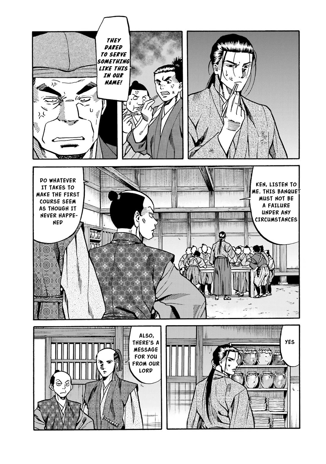 Nobunaga no Chef Chapter 139 page 14 - Chapter 139: The Trampled Banquet
