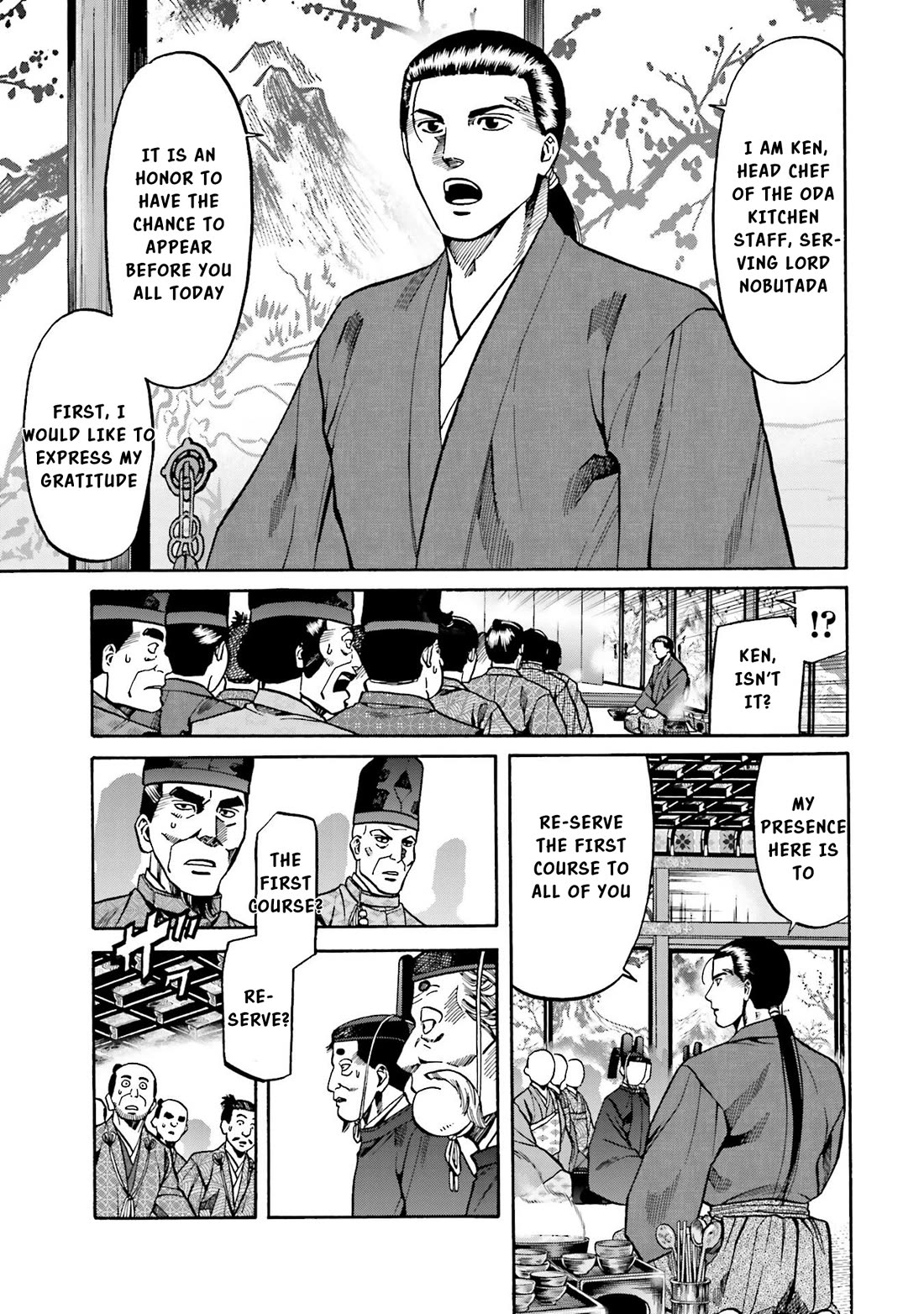 Nobunaga no Chef Chapter 139 page 18 - Chapter 139: The Trampled Banquet