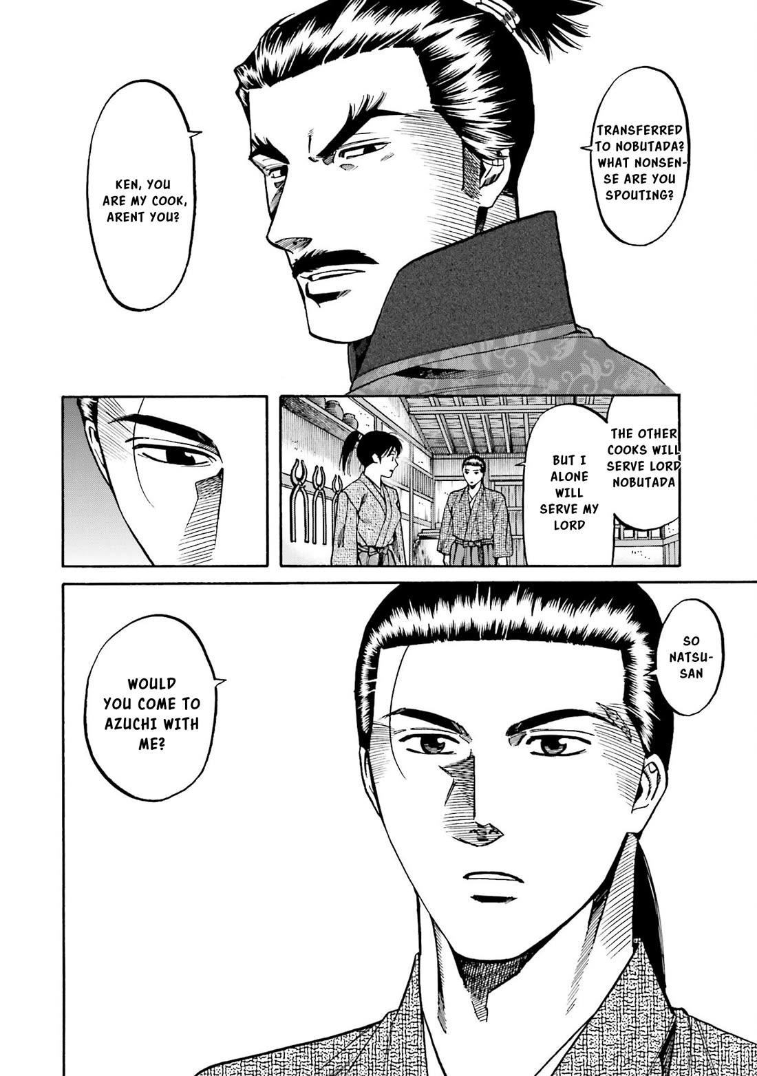 Nobunaga no Chef Chapter 142 page 21 - Chapter 142: Those who trap and those who are Trapped