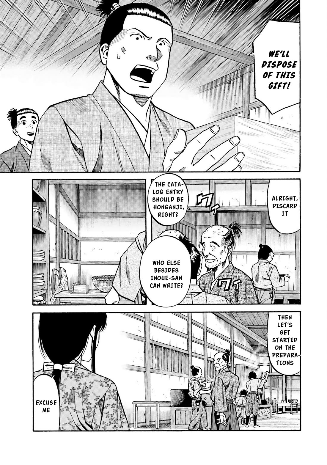 Nobunaga no Chef Chapter 143 page 10 - Chapter 143: Hachiko's Message