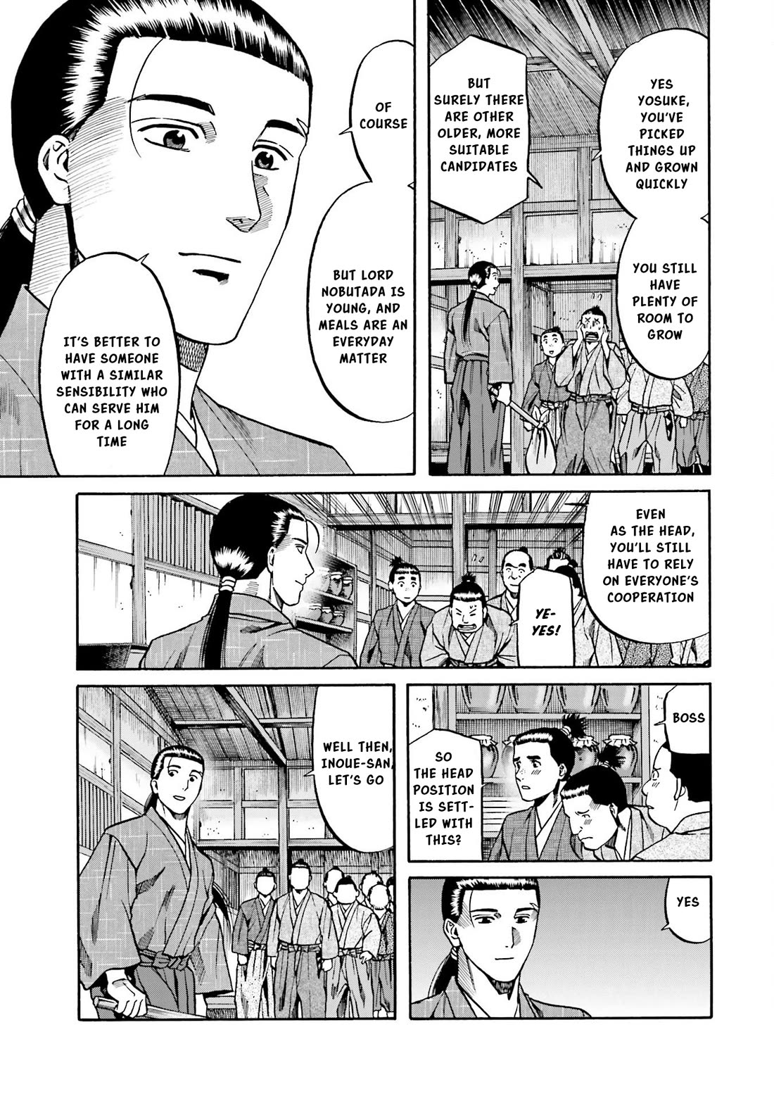 Nobunaga no Chef Chapter 143 page 4 - Chapter 143: Hachiko's Message