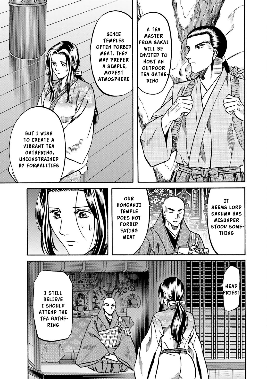 Nobunaga no Chef Chapter 144 page 18 - Chapter 144: The Warring States Tea Gathering