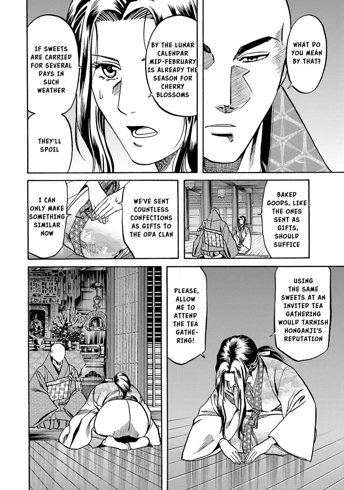 Nobunaga no Chef Chapter 144 page 19 - Chapter 144: The Warring States Tea Gathering