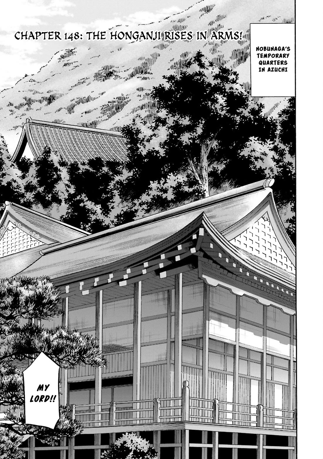 Nobunaga no Chef Chapter 148 page 2 - Chapter 148: The Honganji Rises in Arms!