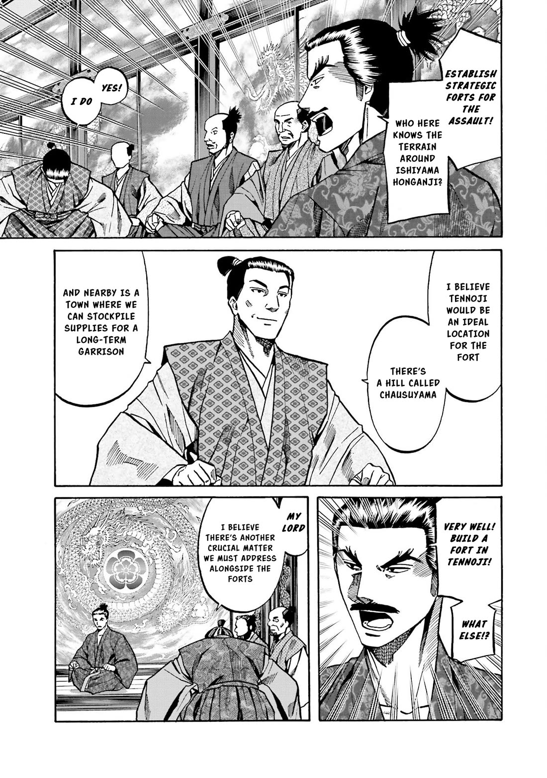 Nobunaga no Chef Chapter 148 page 4 - Chapter 148: The Honganji Rises in Arms!
