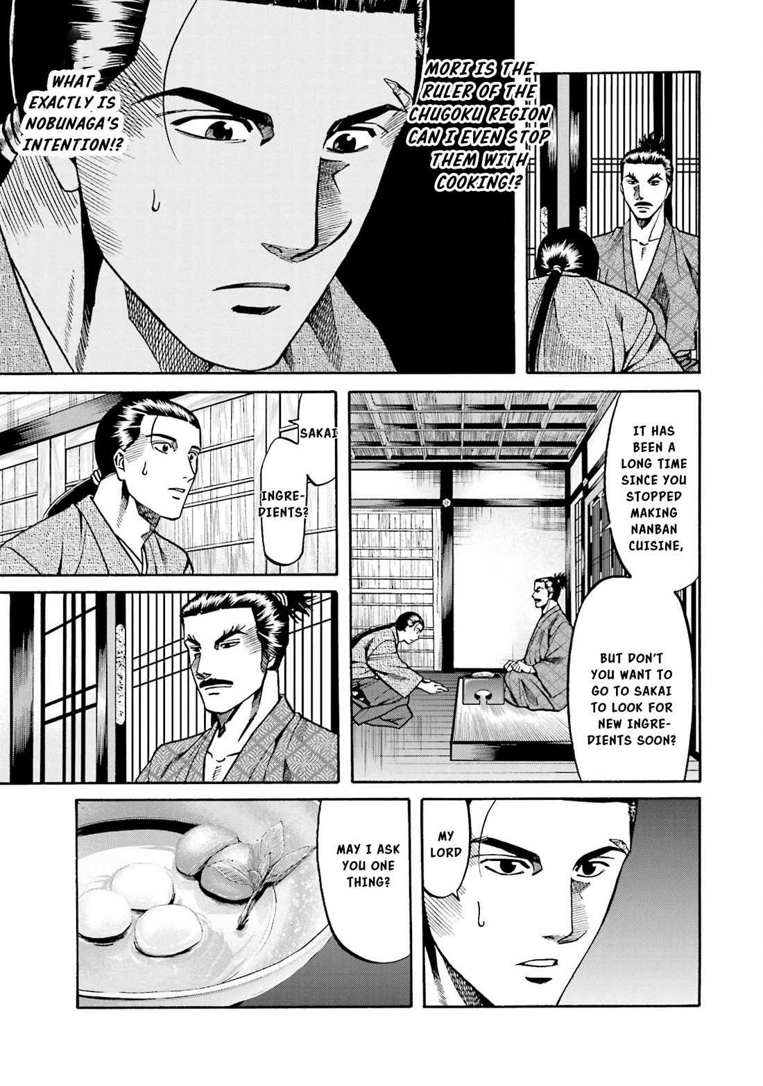 Nobunaga no Chef Chapter 149 page 4 - Chapter 149: The Mori Army