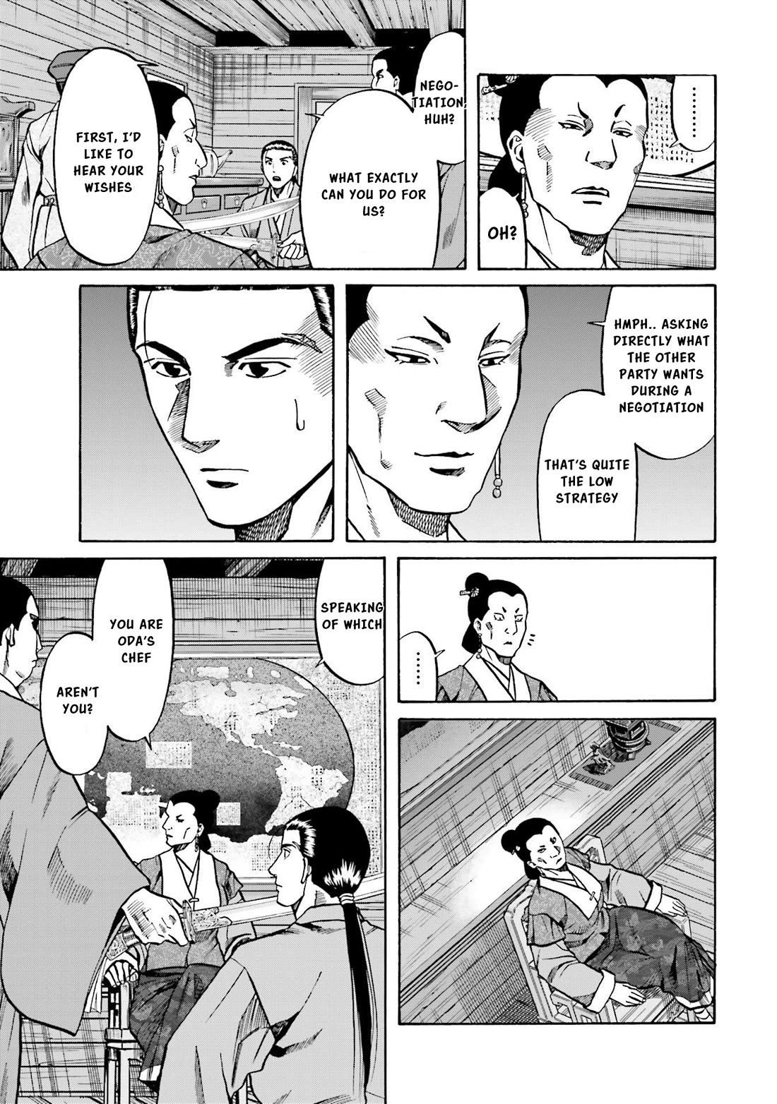 Nobunaga no Chef Chapter 150 page 13 - Chapter 150: The Strategy to halt Mori