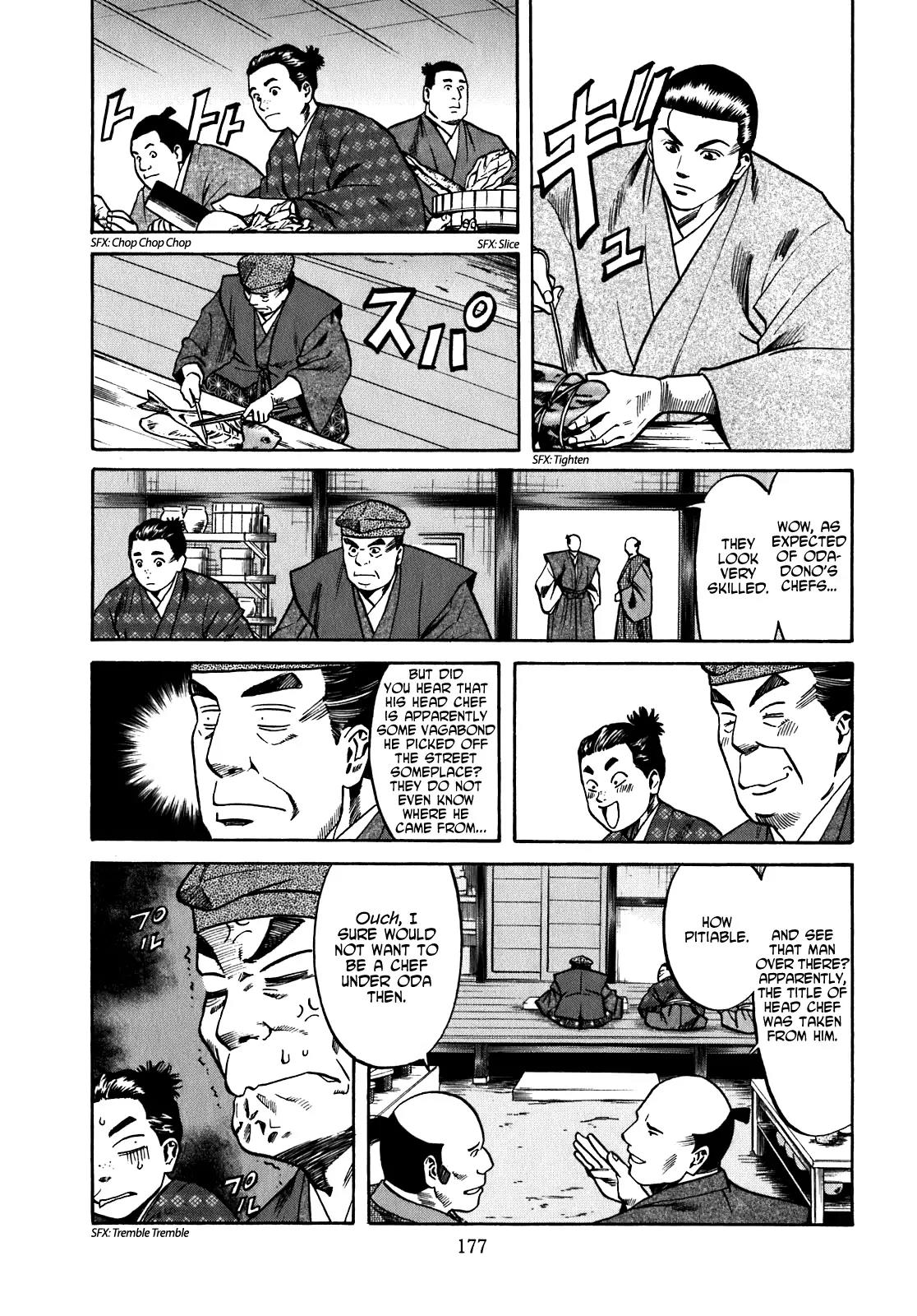Nobunaga no Chef Chapter 16 page 10 - Chapter 16: At Nijou Castle