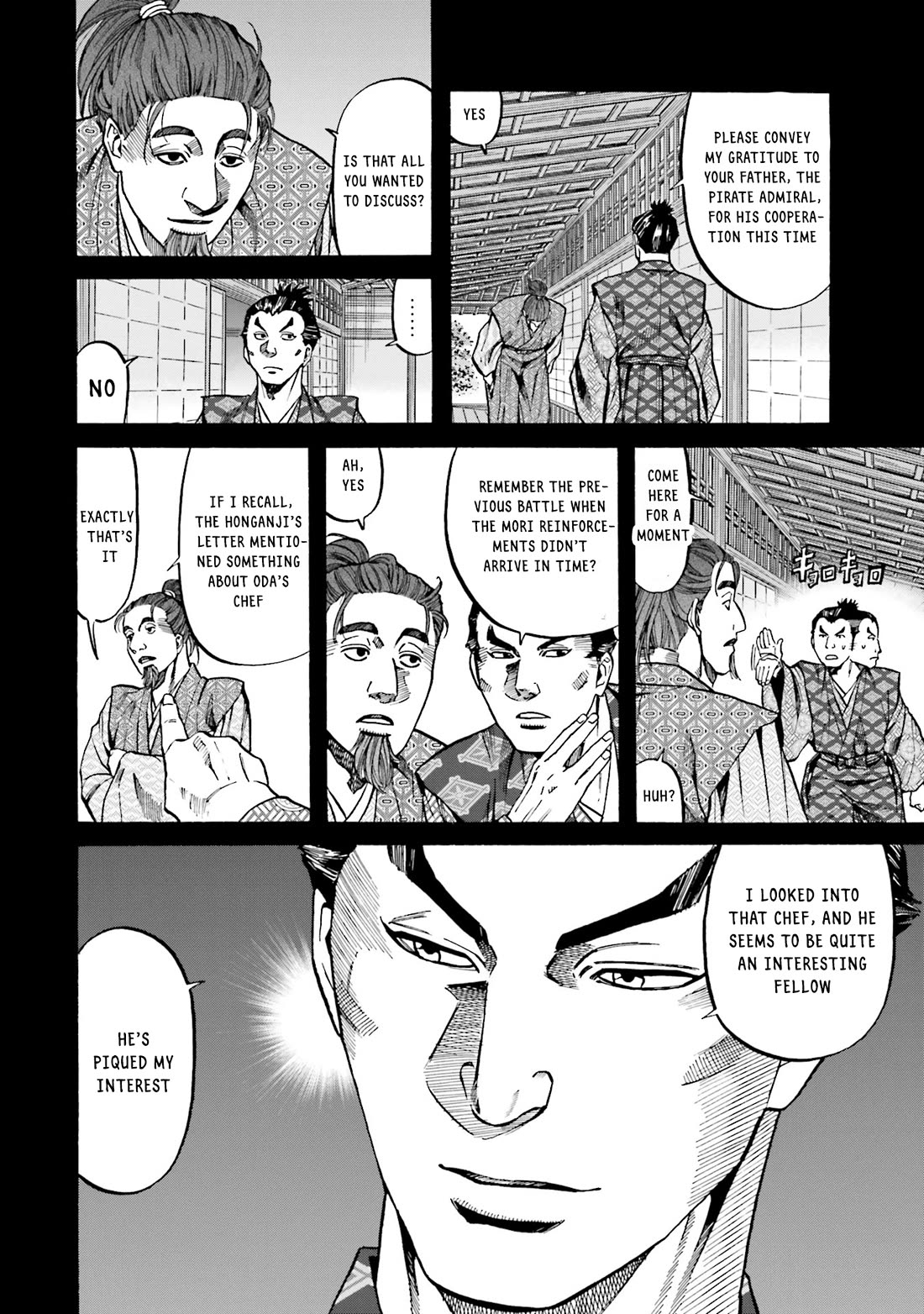 Nobunaga no Chef Chapter 167 page 6 - Chapter 167: Lords of the Sea