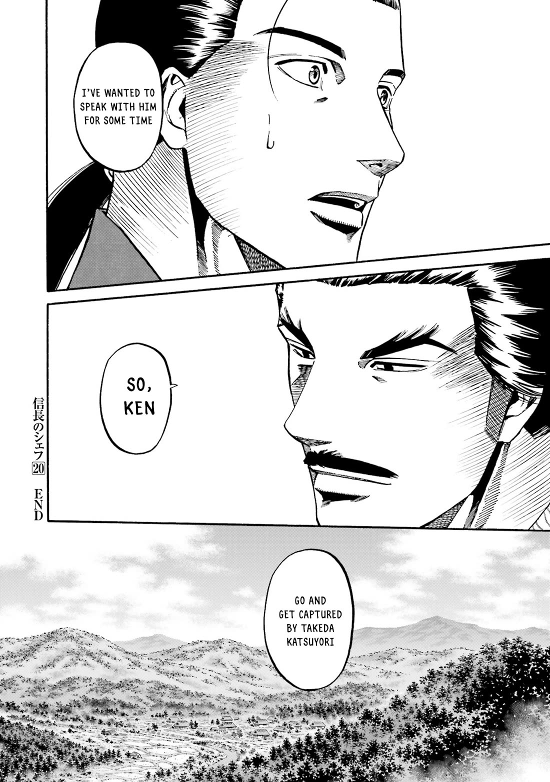 Nobunaga no Chef Chapter 173 page 23 - Chapter 173: A Man Named Kenshin