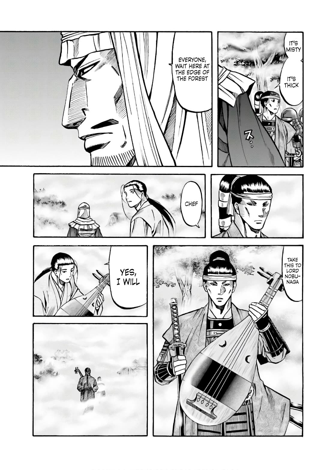 Nobunaga no Chef Chapter 183 page 15 - Chapter 183: The Sound of a Raging Storm