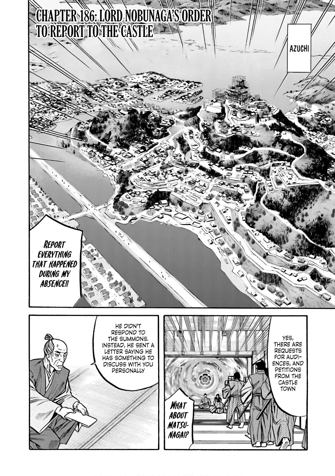 Nobunaga no Chef Chapter 186 page 1 - Chapter 186: Nobunaga's Order to Report to the Castle