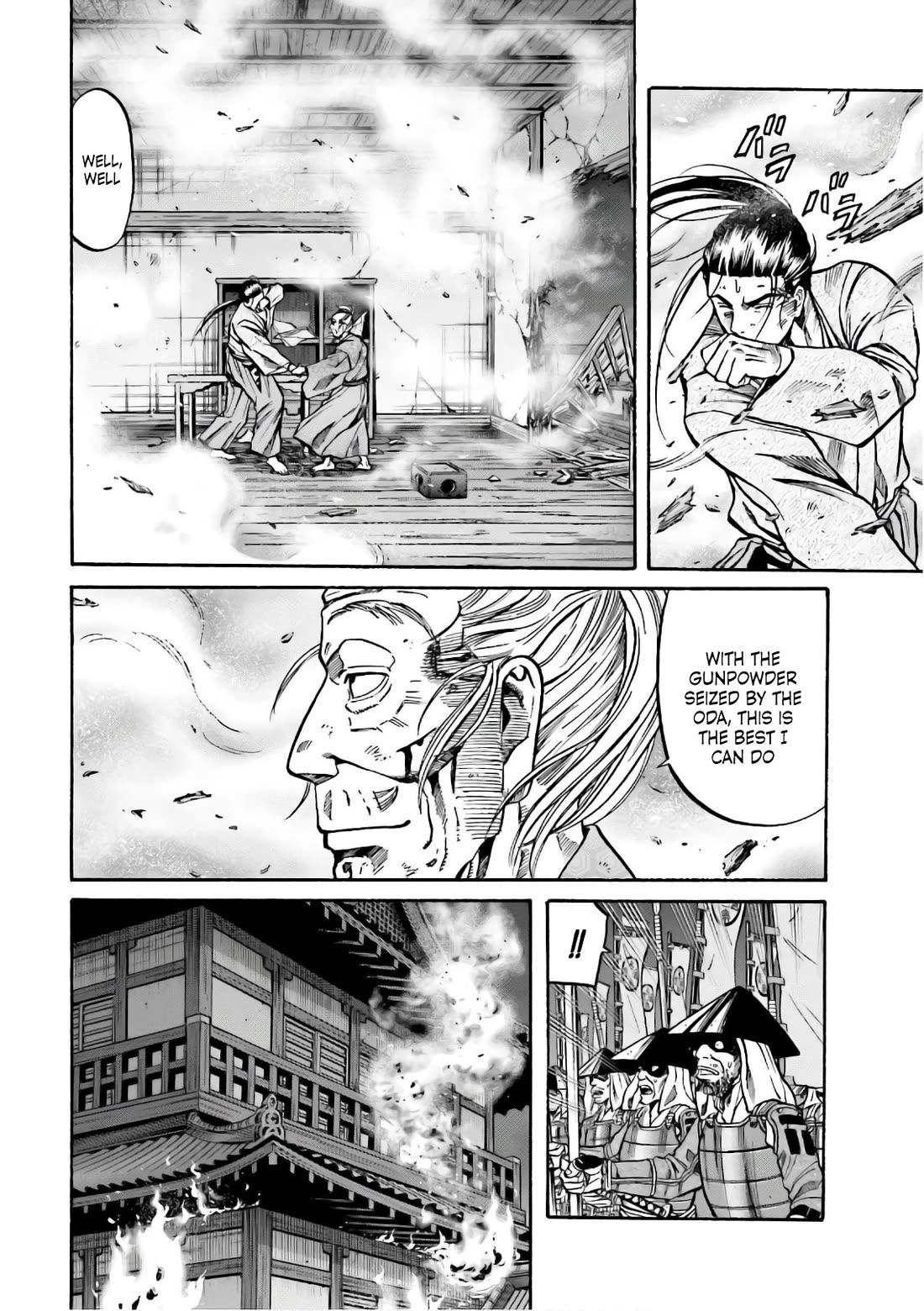 Nobunaga no Chef Chapter 190 page 3 - Chapter 190: The Burning of Shigisan Castle