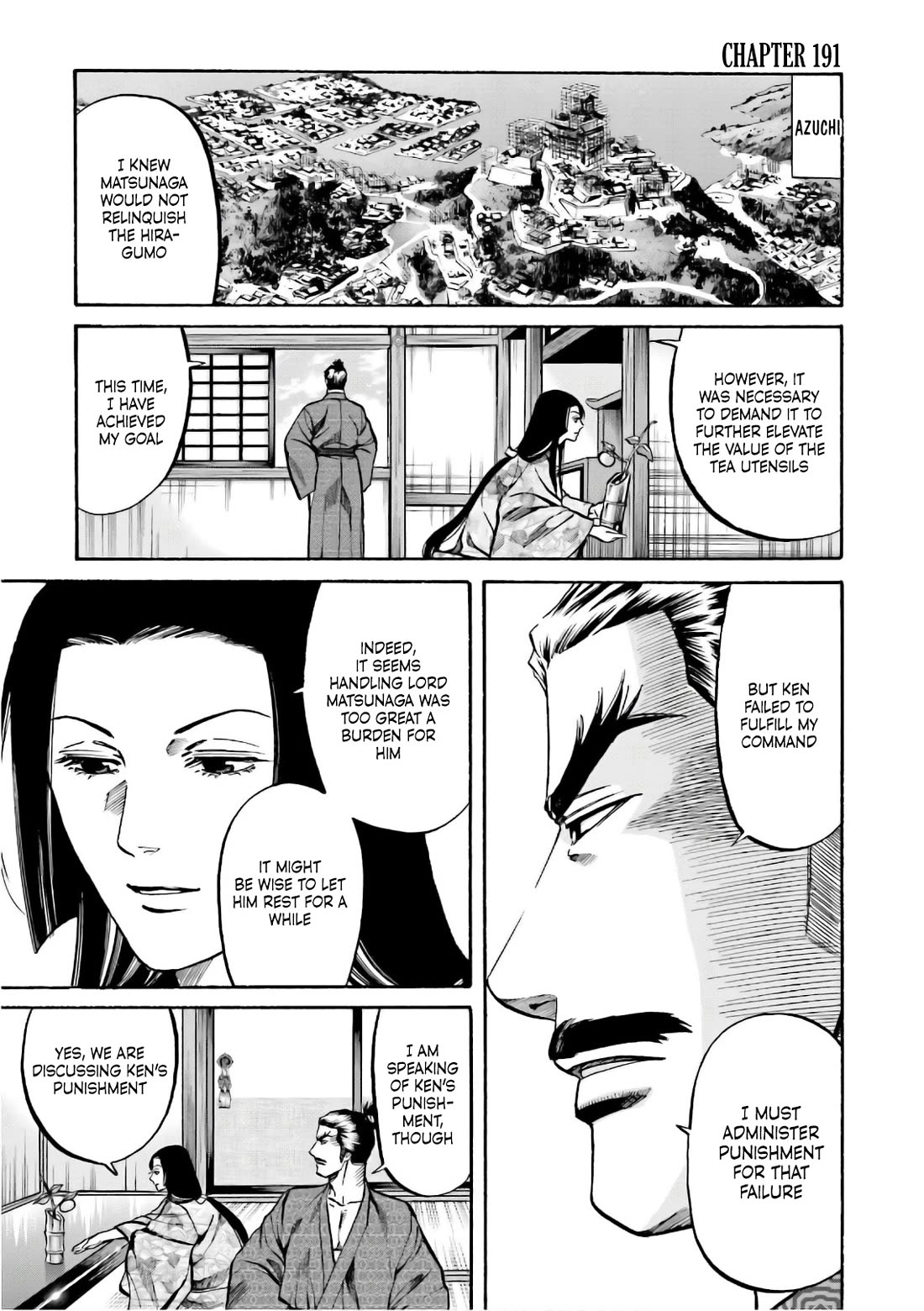 Nobunaga no Chef Chapter 191 page 2 - Chapter 191: Ken's Punishment