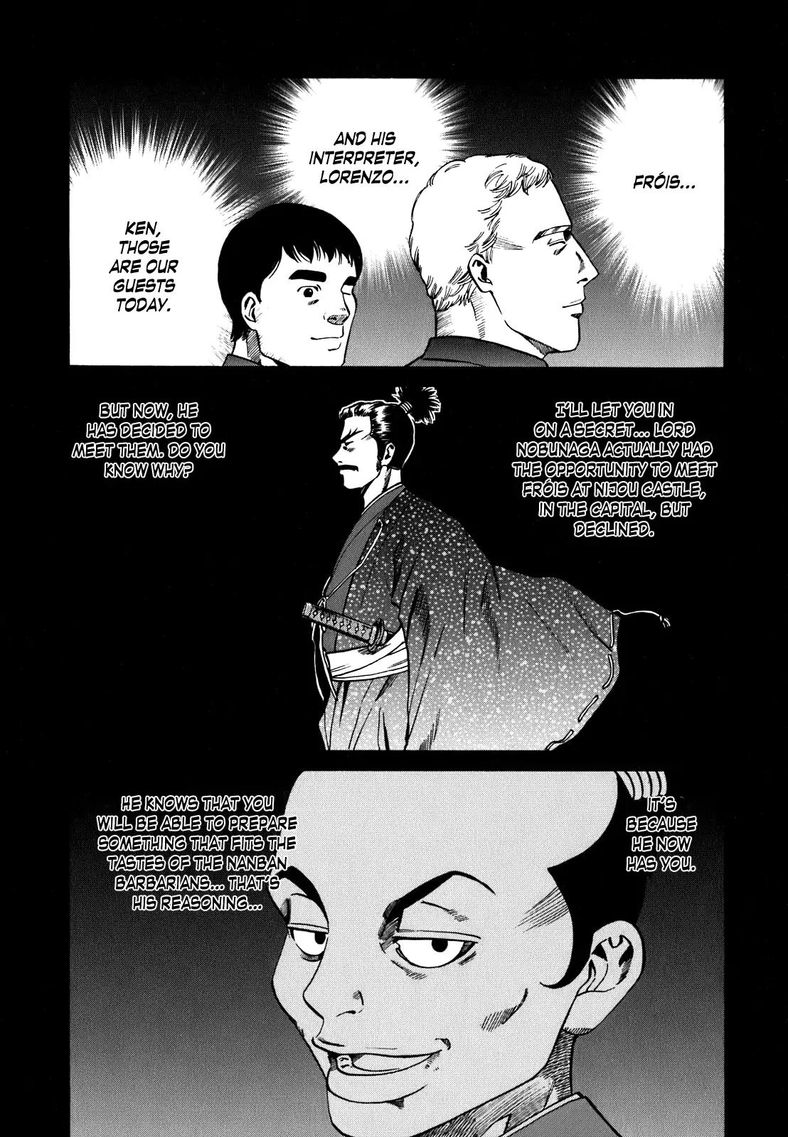 Nobunaga no Chef Chapter 2 page 10 - Chapter 2: The First Guest