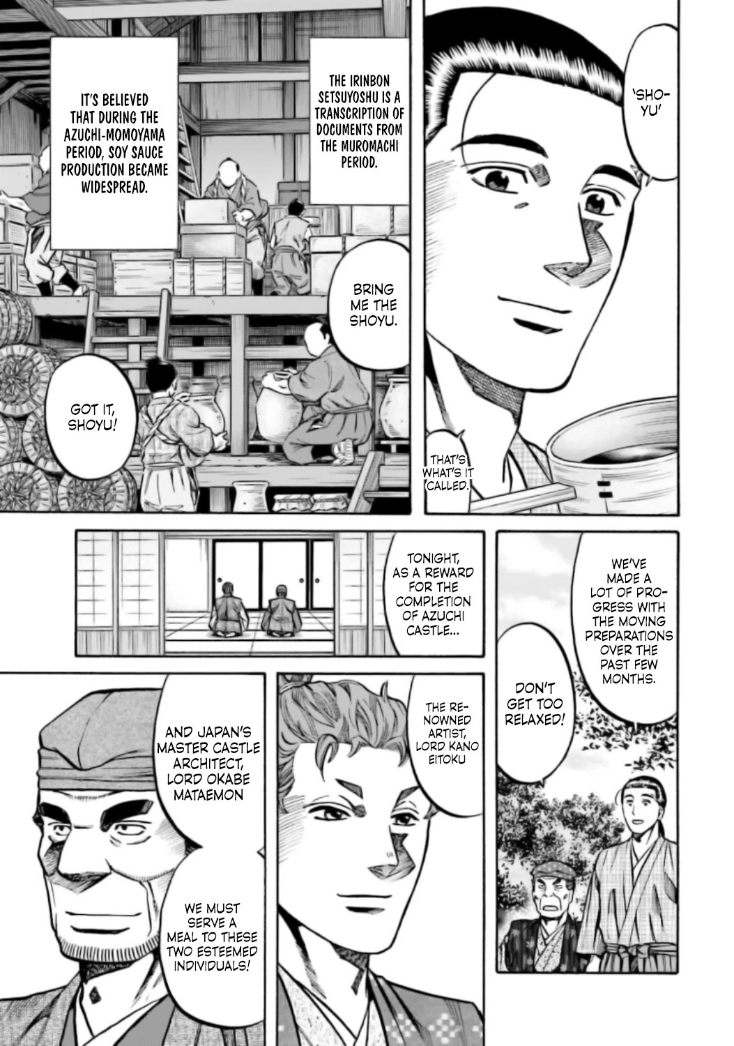 Nobunaga no Chef Chapter 214 page 14 - Chapter 214: Onward to the New Residence!