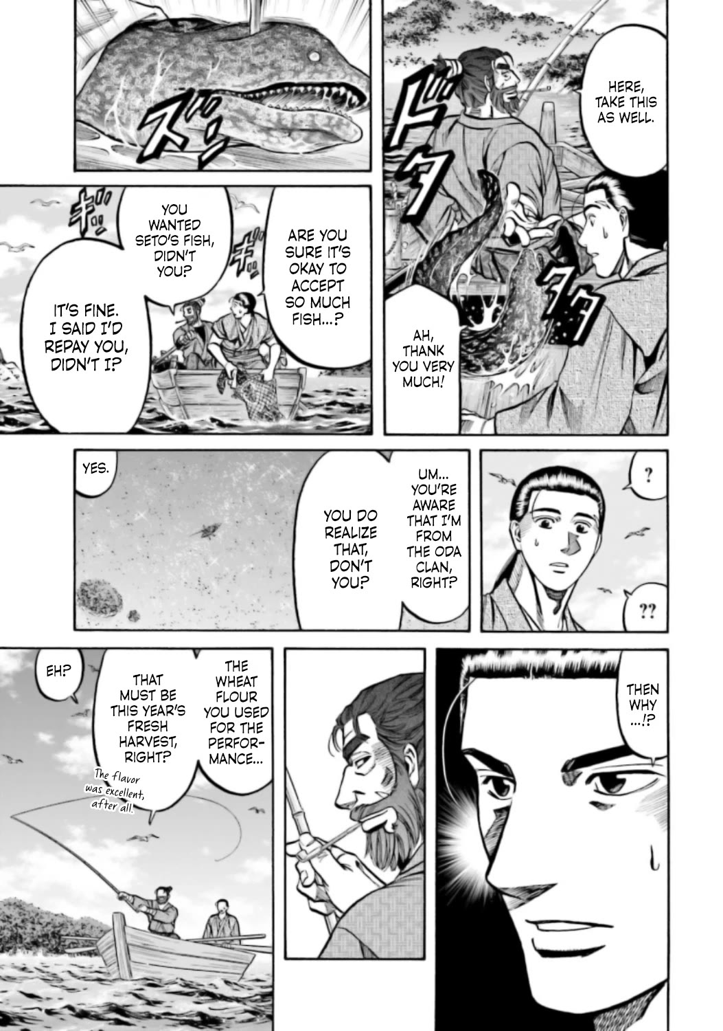 Nobunaga no Chef Chapter 218 page 4 - Chapter 218: Mastery of the Seas