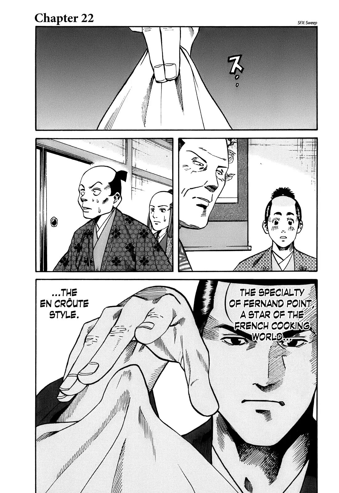 Nobunaga no Chef Chapter 22 page 2 - Chapter 22: A Full-Grown Man