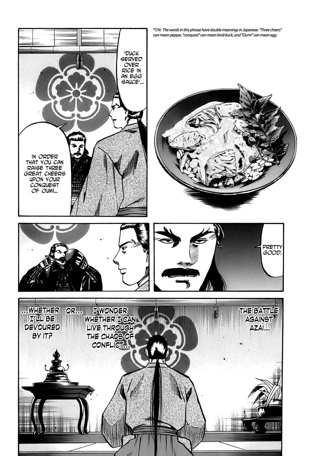 Nobunaga no Chef Chapter 22 page 21 - Chapter 22: A Full-Grown Man