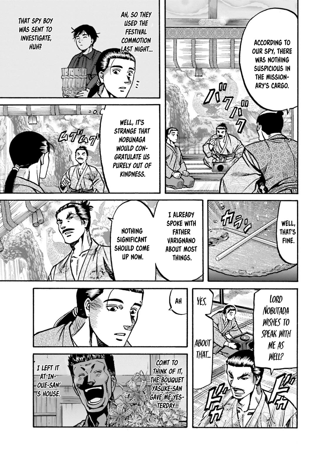 Nobunaga no Chef Chapter 252 page 12 - Chapter 252: VALIGNANO'S RESIDENCE