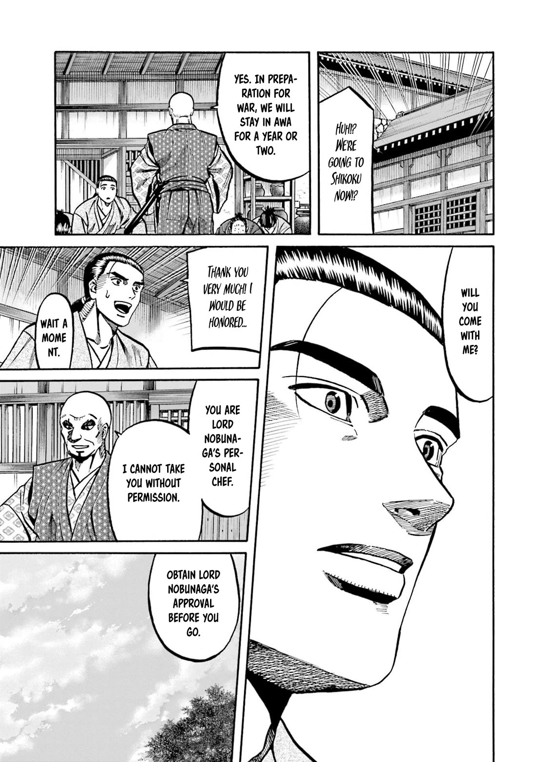 Nobunaga no Chef Chapter 253 page 16 - Chapter 253: NOBUNAGA AND THE TAKEDA