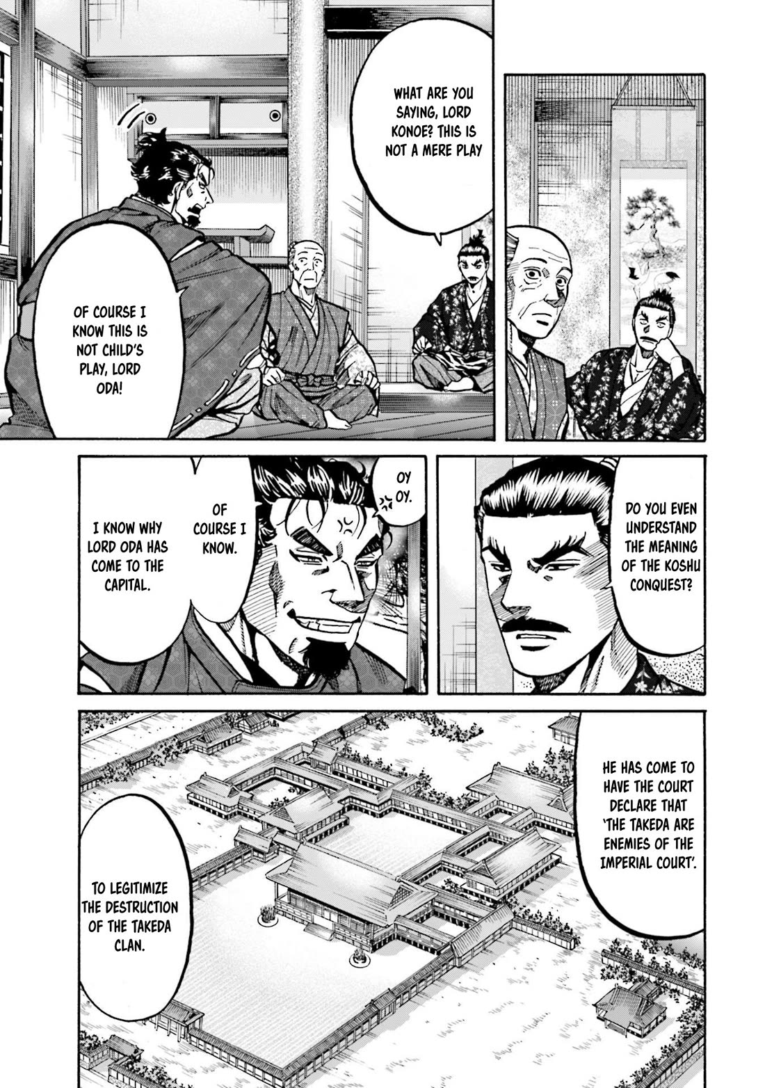 Nobunaga no Chef Chapter 257 page 12 - Chapter 257: TOWARDS SHINPU CASTLE