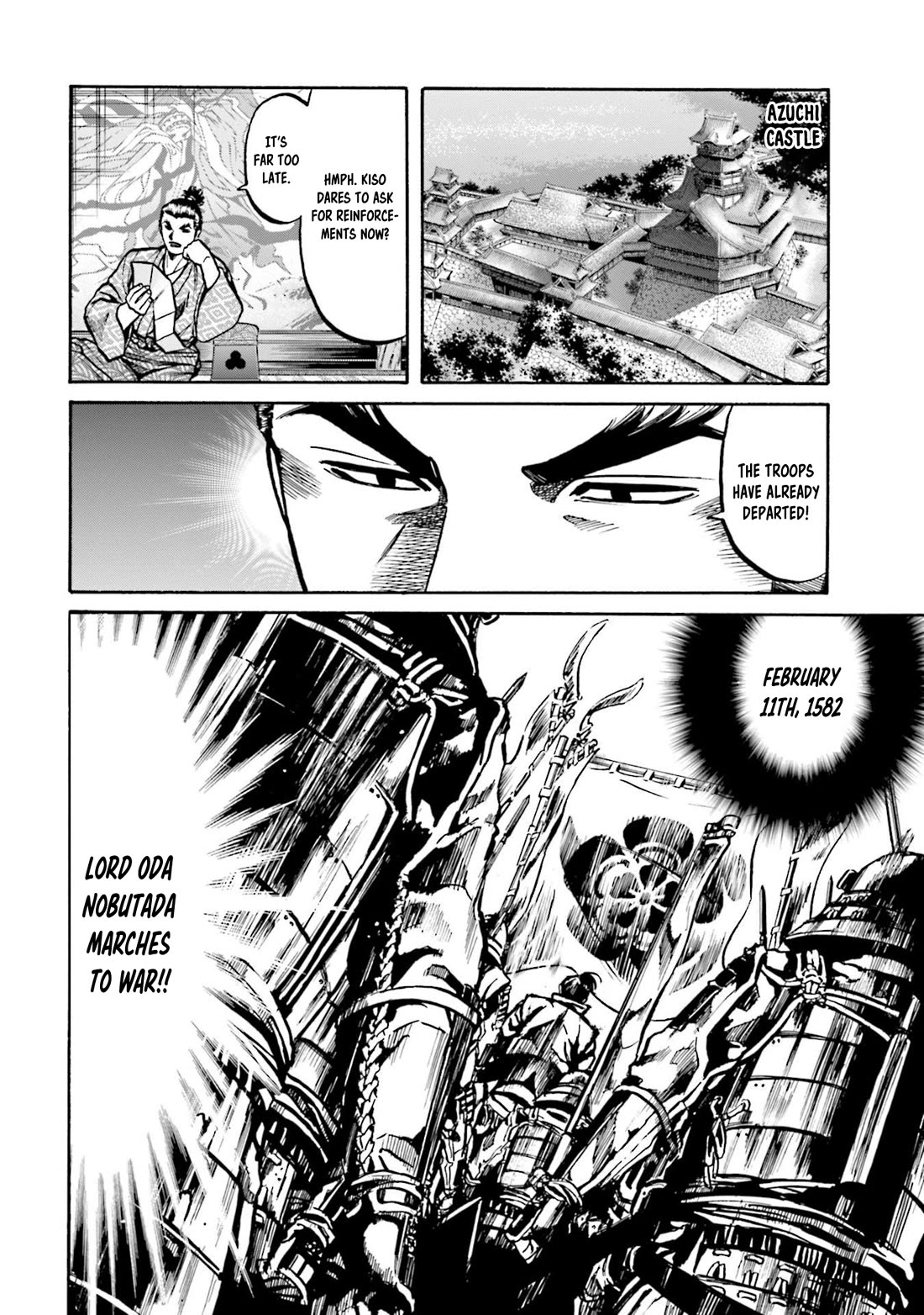 Nobunaga no Chef Chapter 258 page 11 - Chapter 258: THE TAKEDA SUBJUGATION BATTLE BEGINS