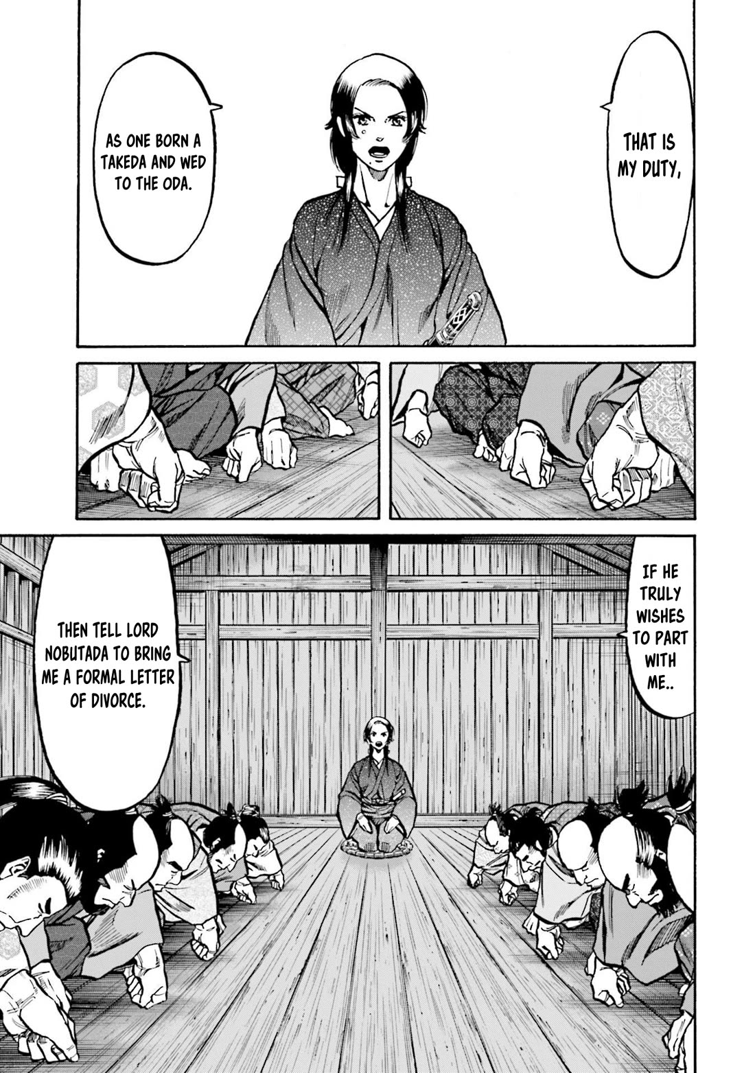 Nobunaga no Chef Chapter 263 page 22 - Chapter 263: MATSUHIME'S RESOLVE