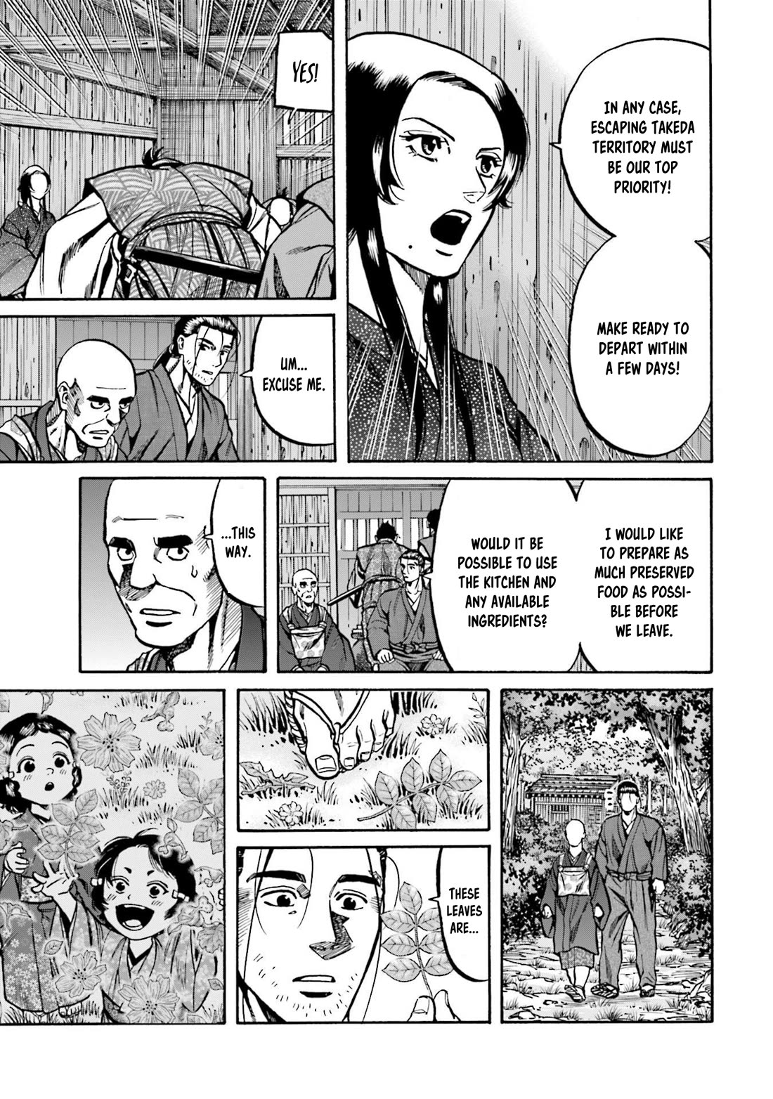 Nobunaga no Chef Chapter 264 page 15 - Chapter 264: A DISH FOR LADY TOKUHIME