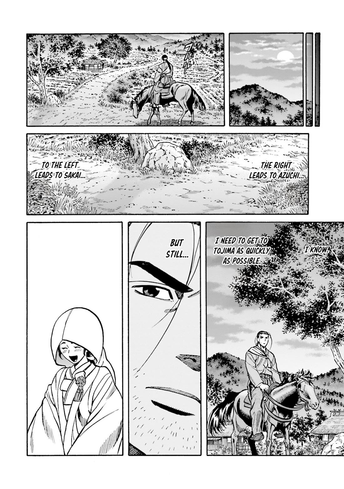 Nobunaga no Chef Chapter 271 page 15 - Chapter 271: KEN, RUN!